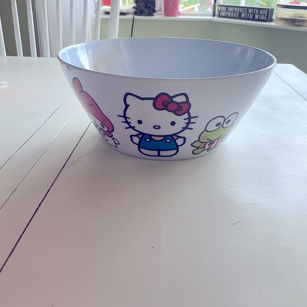 Hello Kitty and Friends Forever Melamine 12”Bowl New